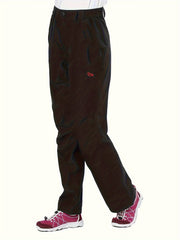 Women's High Waist Outdoor Hiking Pants with Zippered Pocket