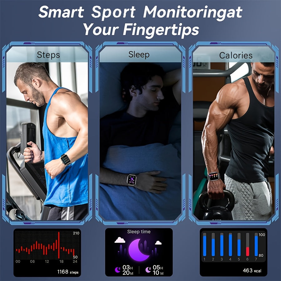 Meatball Smart Watch: HD Display, Long Battery Life, 110 Exercise Modes