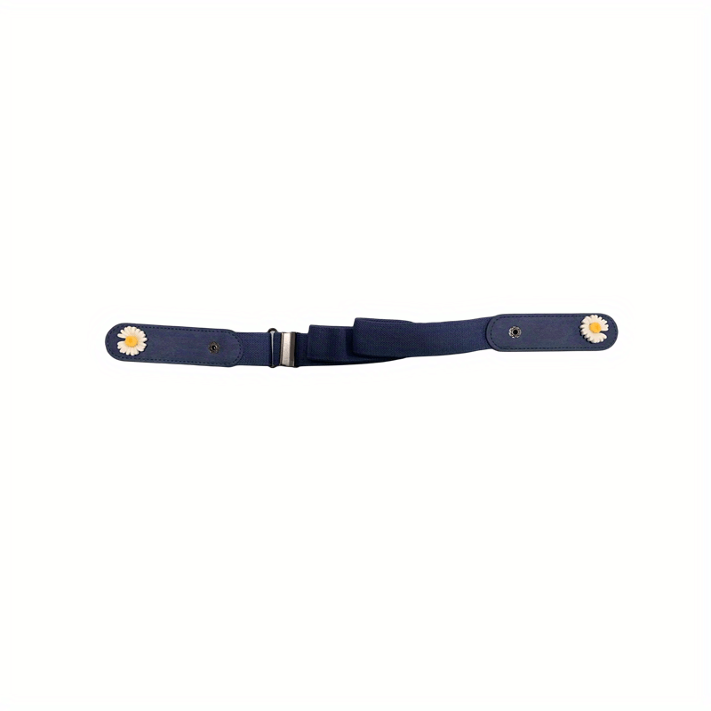 No Buckle Stretch Women's Belt Leather Belt Traceless Stretch Elastic
