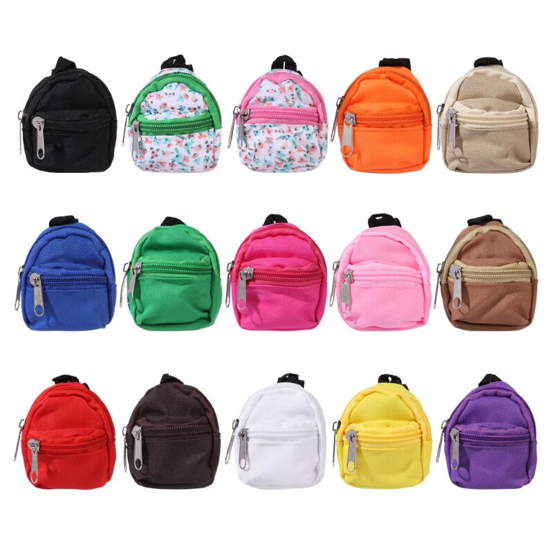 1:6 BJD Doll Mini School Bag Backpack Doll House Decoration Toy Accessories