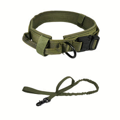Military Tactical Dog Collar & Leash Set for All Breeds