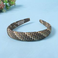 Retro Headband Checkered Hair Band Women's Accessories