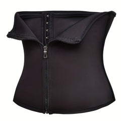 Waist Trainer Tummy Wrap Tummy Control Workout Zipper Slimmer