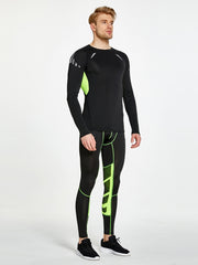 Compression Training Suit Long Sleeve Shirt Pants