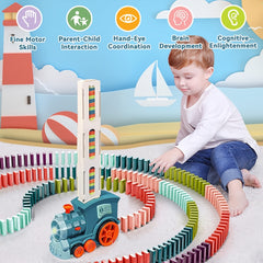 Domino Train with Lights and Sound Effects