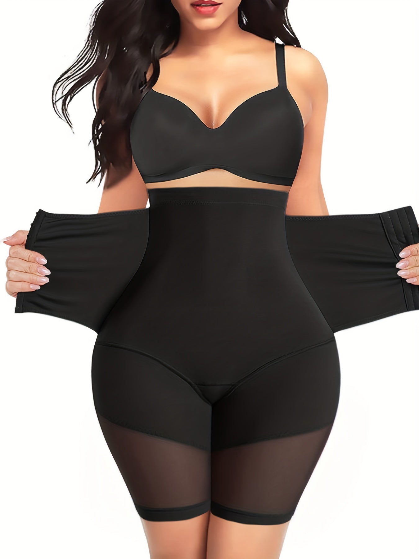 High Waist Mesh Shaping Shorts Tummy Control Butt Lifting Underwear