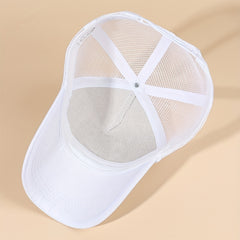 Goat Embroidery Patch Trucker Hat Mesh Breathable Unisex Golf Baseball Cap