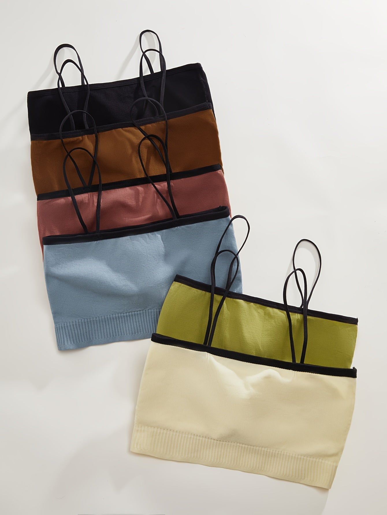 6pc Seamless Wireless Bras Comfy & Breathable Stretch Bra Women's Lingerie