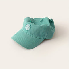 Embroidered Round Label Couple Daily Duck Tongue Cap Sunshade Baseball Soft Top