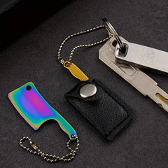 Stainless Steel Mini Kitchen Keychain Pendant Unopened Edge