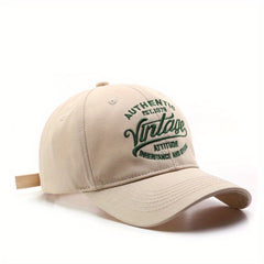 Vintage Embroidery Baseball Cap Cotton Couple Dad Hat Adjustable Unisex Sun Hats