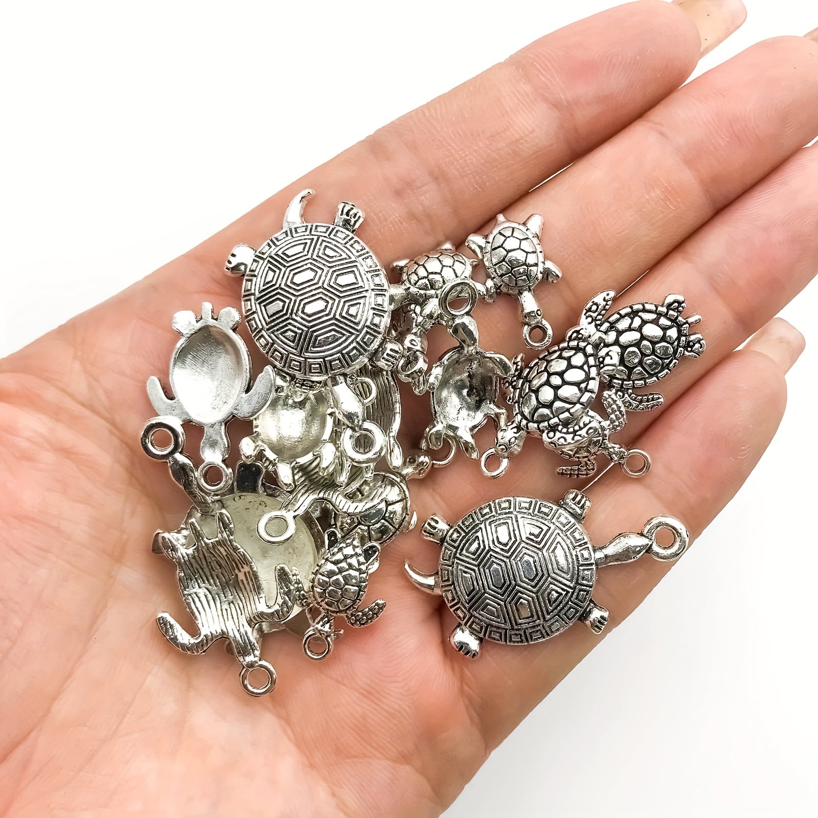 Ocean Animal Charms Pendants Set for DIY Necklace