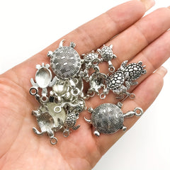 Ocean Animal Charms Pendants Set for DIY Necklace