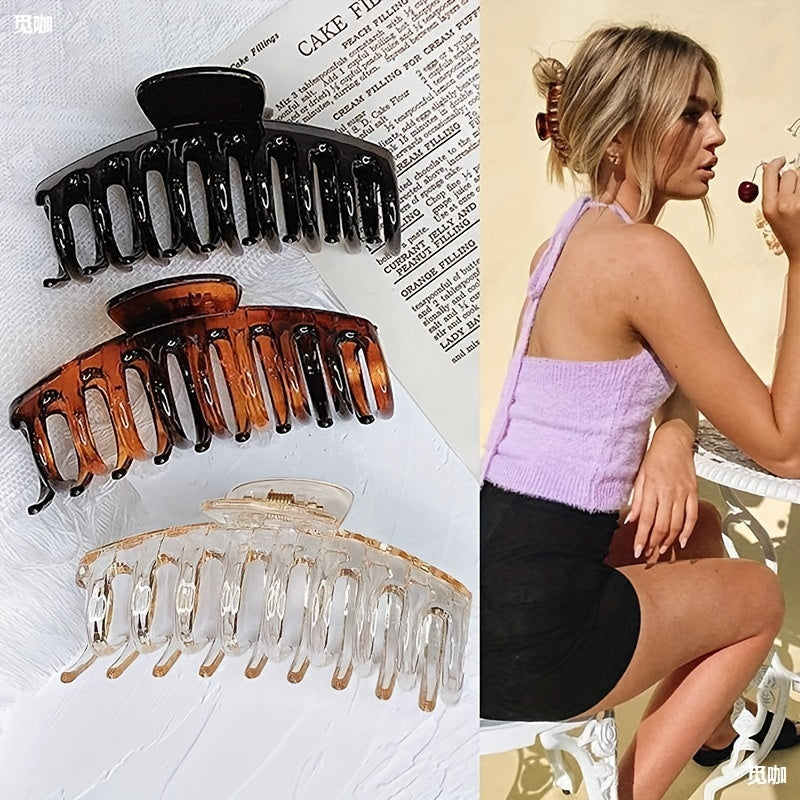 Vintage Shark Claw Ponytail Holder Hair Accessories For Women