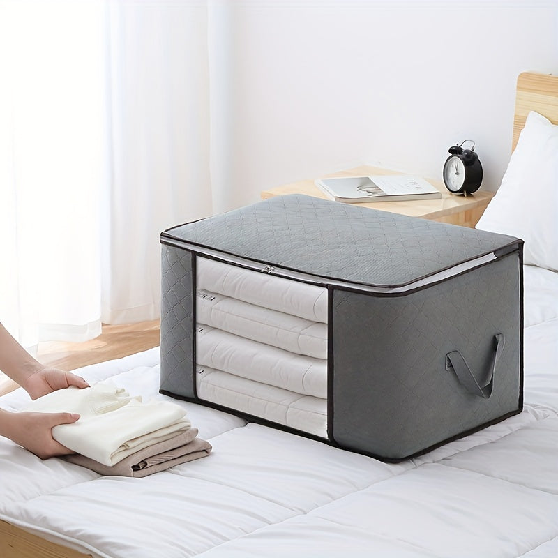 Large Capacity Zipper Storage Bag Clothes Quilt Storage Bag