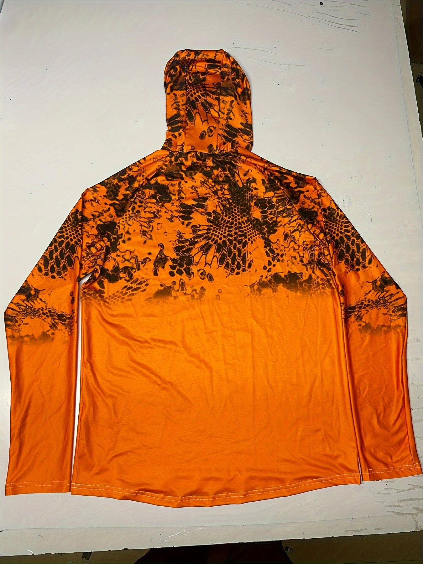 Men's UPF 50 Sun Protection Hoodie with Mask Long Sleeve