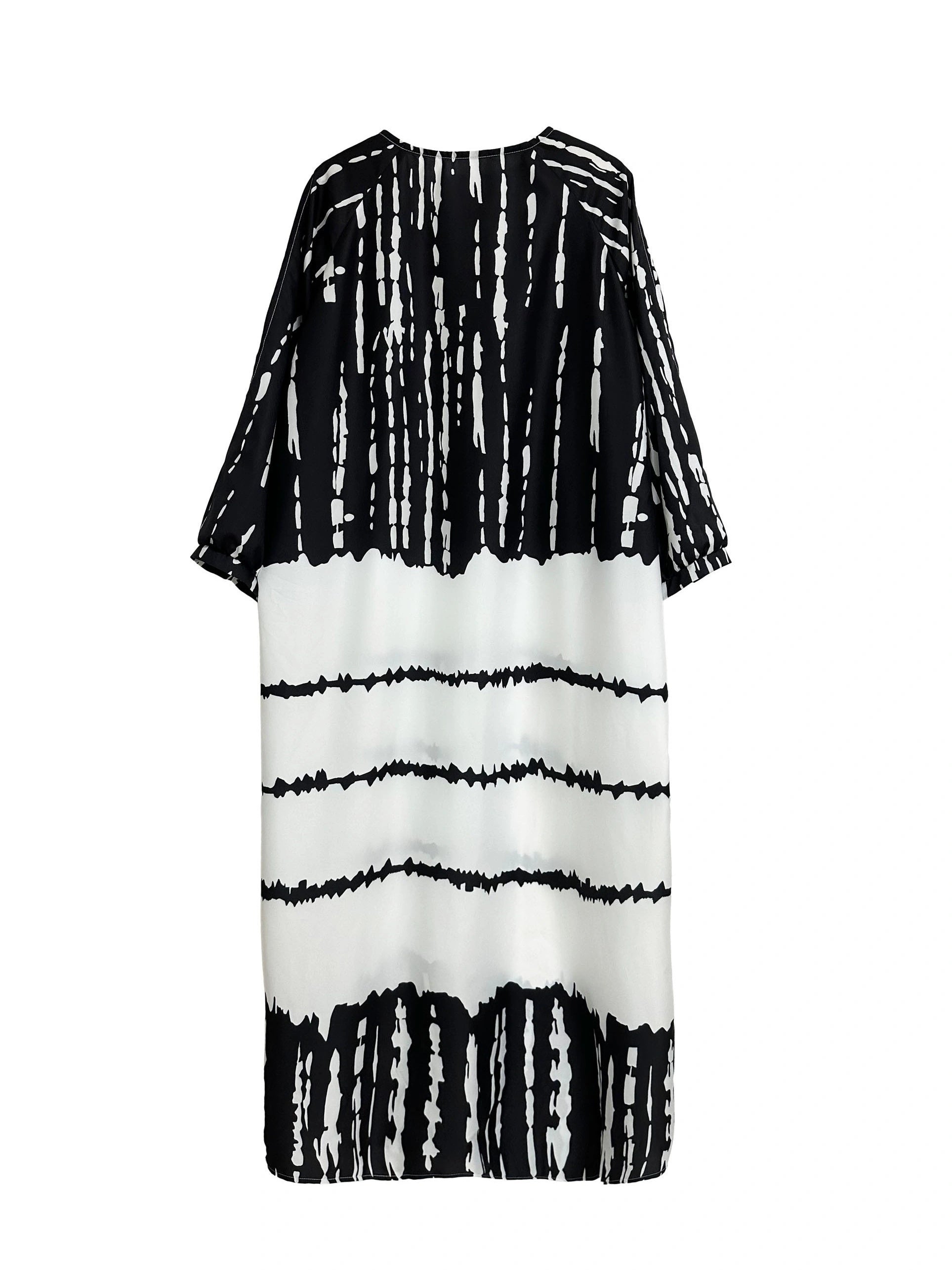  Tie Dye Cut Out Maxi Dress
