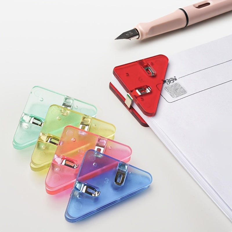 5pcs Transparent File Corner Clip