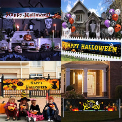 1pc Halloween Decorations Banner Scary Pumpkin Outdoor Flag