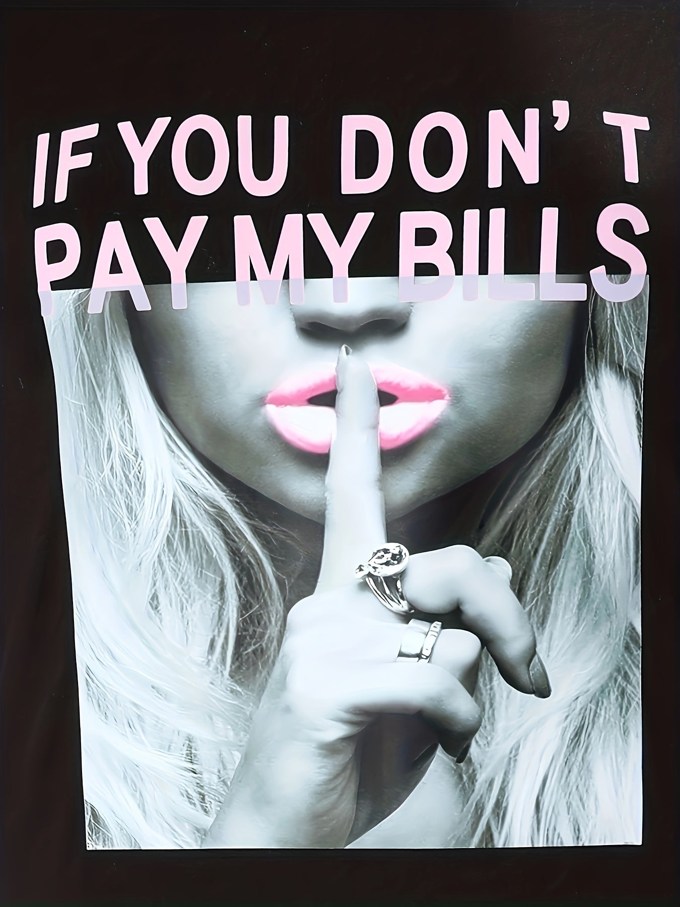  Slogan & Figure Print Maxi Dress With Pockets