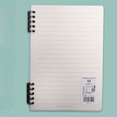 Stylish Loose leaf Notebook w/ 10 Detachable Coils