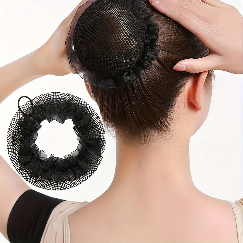 Drawstring Hairnet Elastic Nylon Hairnet for Ballet Dance Hair Accessories