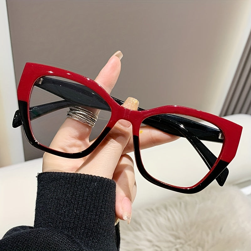 Jelly Tortoiseshell Cat Eye Anti-Eyestrain Glasses