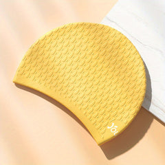 Waterproof Swimming Cap for Women with Ear Protection and Long Hair