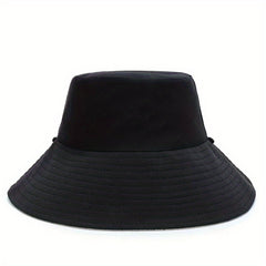 Reversible Solid Bucket Hat Casual Basin Hats Unisex Sunscreen Fisherman Cap