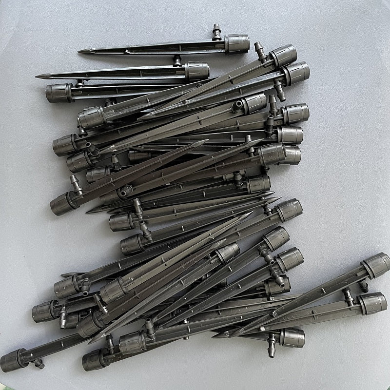 50pcs Irrigation Dripper Drip Emitter Water System w/ Adjustable Valve Switch