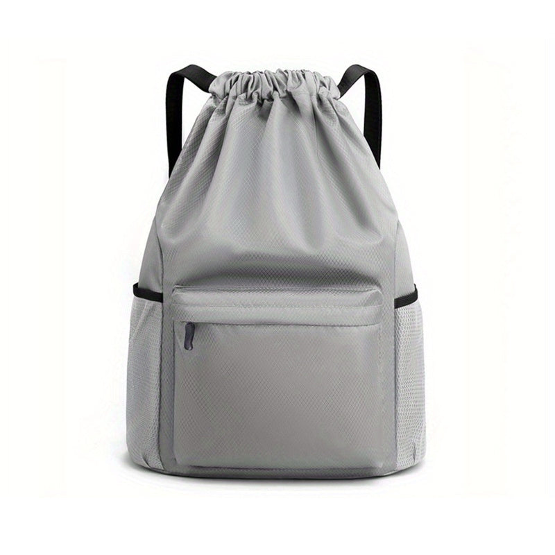 Minimalist Solid Sports Drawstring Rucksack Storage Bag