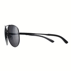 OUWEN Classic Aviator Sports Sunglasses For Men Metal Frame UV Protection