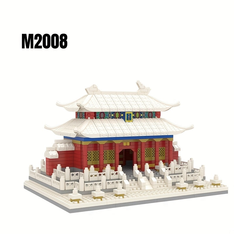 1860pcs Chinese Architecture Building Blocks Set