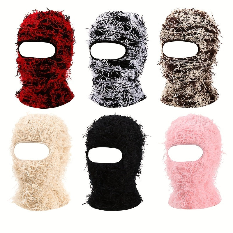 Unisex Thermal Knitted Mask Full Face Covering Outdoor Sports Cycling