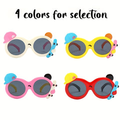 Kids Skateboard Polarized Round Sunglasses UV Protection