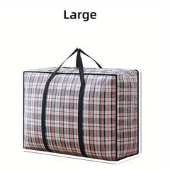 Colorblock Striped Large Capacity Bag Lightweight Reusable