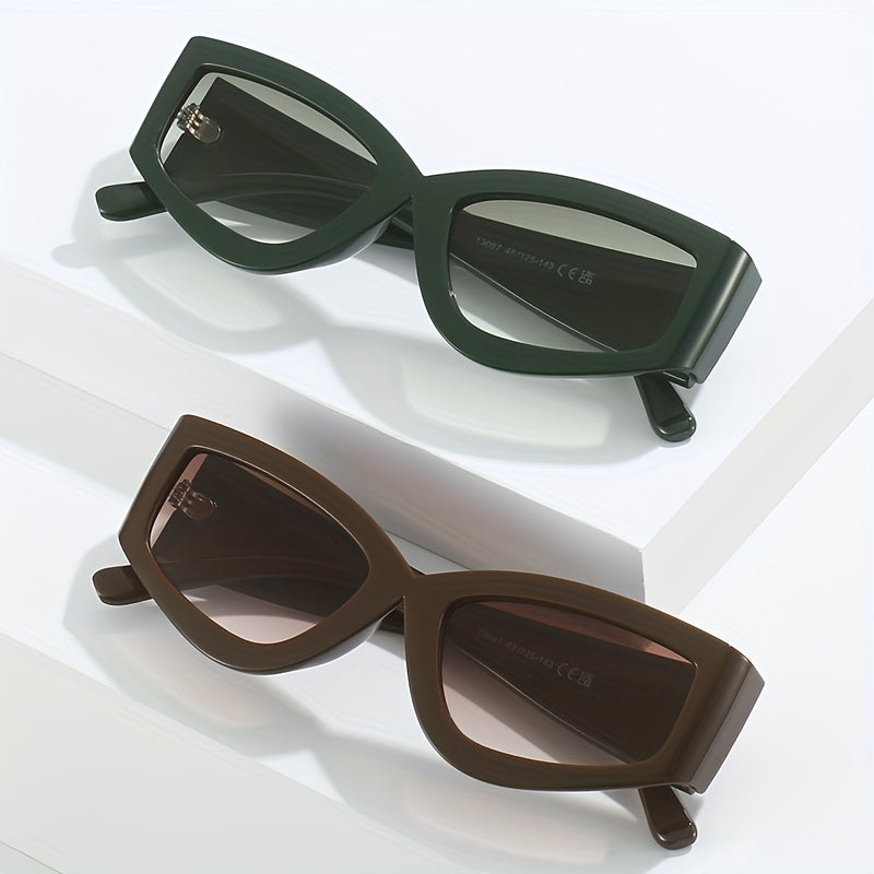 Y2K Cat Eye Sunglasses Star Decor Anti Glare Glasses UV400