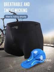 Men's Breathable Cycling Shorts with Cushioning for Comfortable Riding