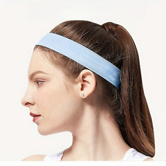 Breathable Solid Yoga Headband Quick Drying Non slip Headband for Yoga Fitness