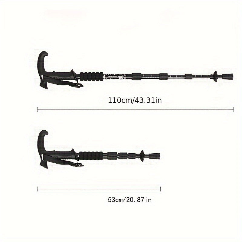 Portable Retractable Non-slip Hiking Stick for Outdoor Climbing