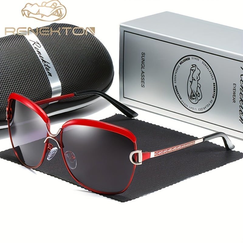 RENEKTON Women's Polarized Large Frame Sunglasses UV400