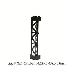 4pcs City Accessory Pillars High tech MOC Parts Support Stent Column