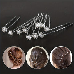 Rhinestone Hair Pins Bridal Wedding Hairpin Hair Accessories For Women