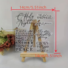 Blessing Words Metal Cutting Dies and Stamps for Scrapbooking Stencil Embossing