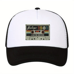 Men's Casual Cartoon Print Baseball Cap High Hat Sunshade Sunscreen