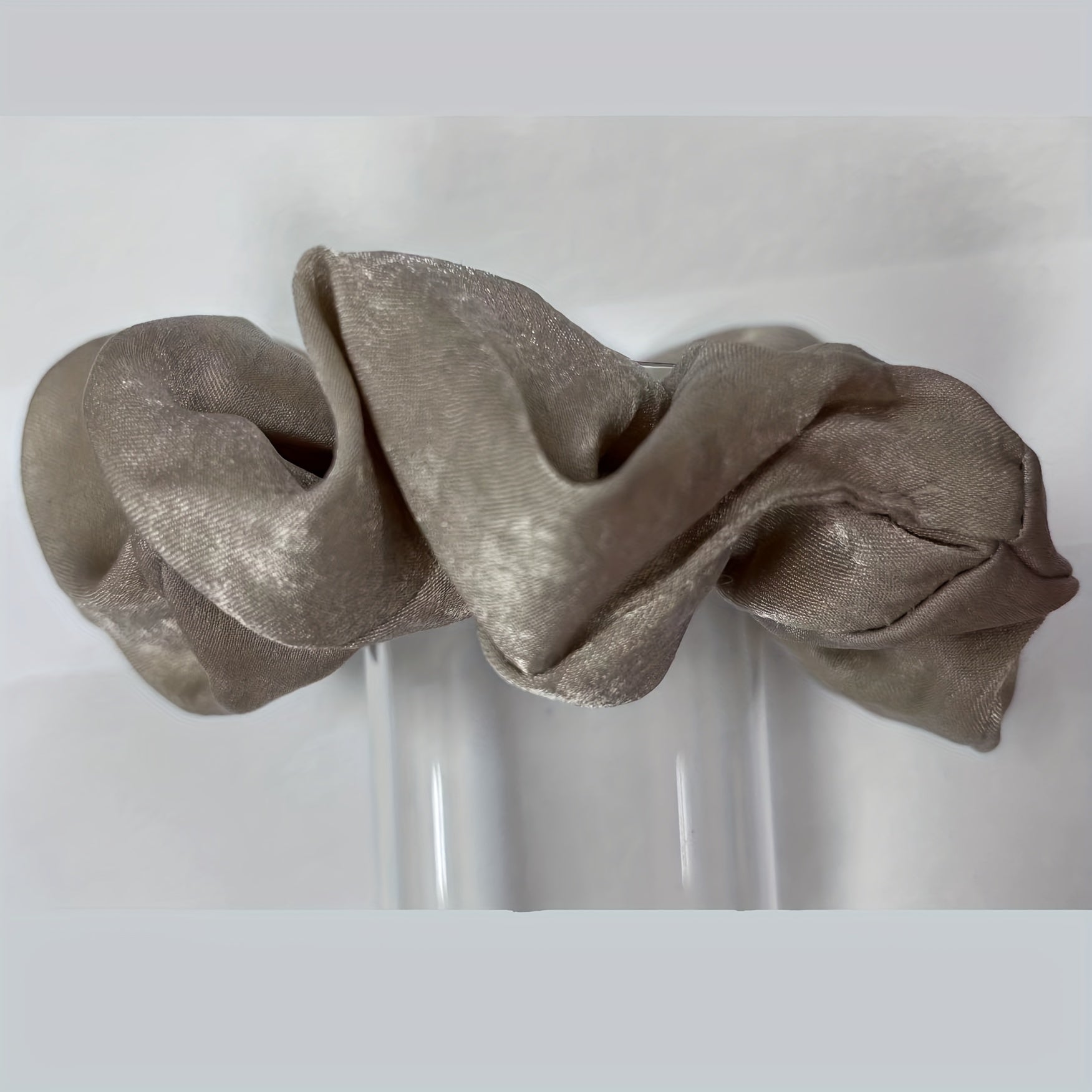 Large Scrunchies Hair Tie Silk Elastic Ponytail Holder