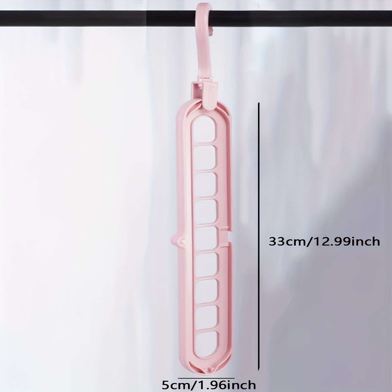 9-Hole Multicolor Coat Hanger for Retail Stores