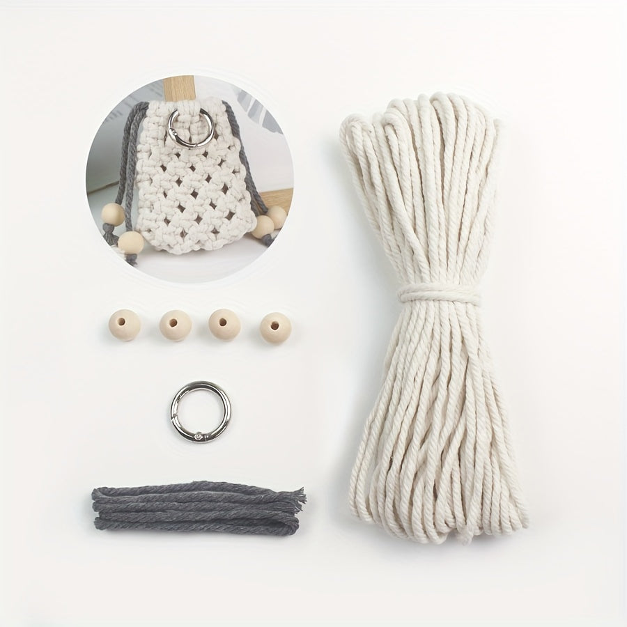 Macrame Kit for Beginners DIY Earphone Case with Tutorial