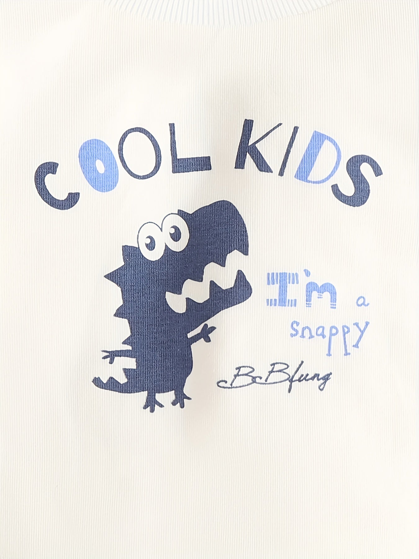 Boys Cartoon Print Sweatshirt Pullover Top