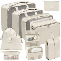 10 Pcs Travel Luggage Bags Dustproof Organizer Portable Storage